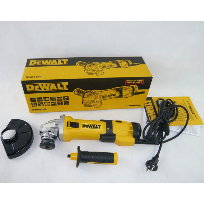 Dewalt DWE4257 1500 W Devir Ayarlı Avuç Taşlama