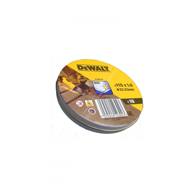 Dewalt DT3506-QZ 115 mm Paslanmaz Çelik Kesme Diski 10’lu