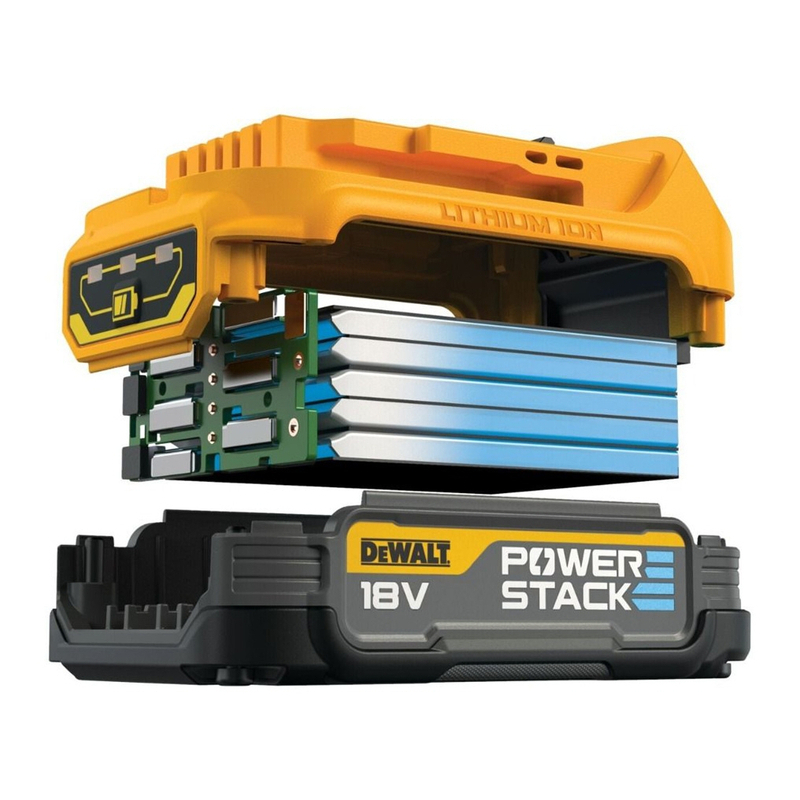 Dewalt DCF921E2T 18V 1.7Ah PowerStack Kömürsüz Çift Akülü Somun Sıkma