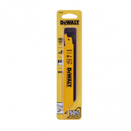 Dewalt DT2345 152 mm 2.5 mm Diş 5'li Bi-Metal Tilki Kuyruğu Testere