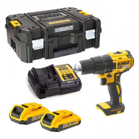 Dewalt DCD777S2T 18V 1.5Ah Kömürsüz Çift Akülü Darbesiz Vidalama
