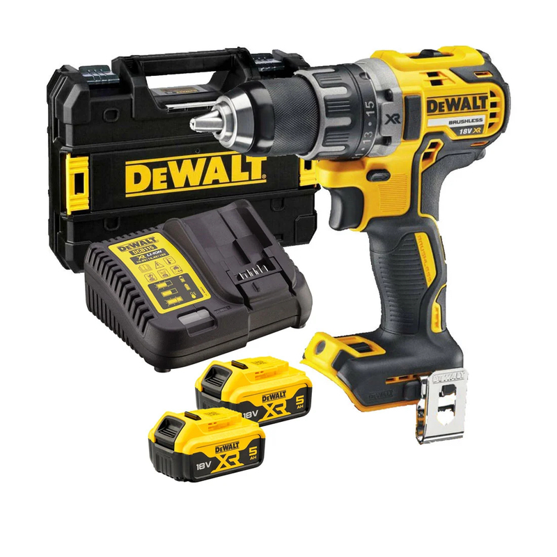Dewalt DCD791P2 18V 5Ah Kömürsüz Çift Akülü Profesyonel Vidalama