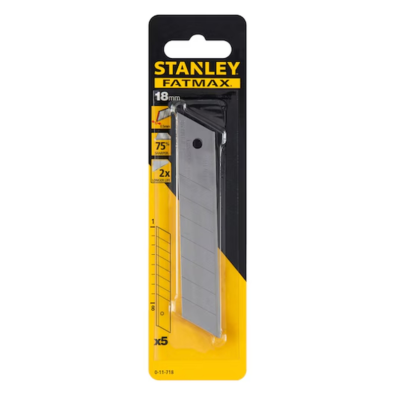 Stanley 0-11-718 Maket Bıçağı Yedeği 110x18 mm Keskin Uç