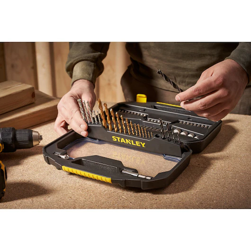 Stanley STA7184 70 Parça Vidalama ve Matkap Uç Seti