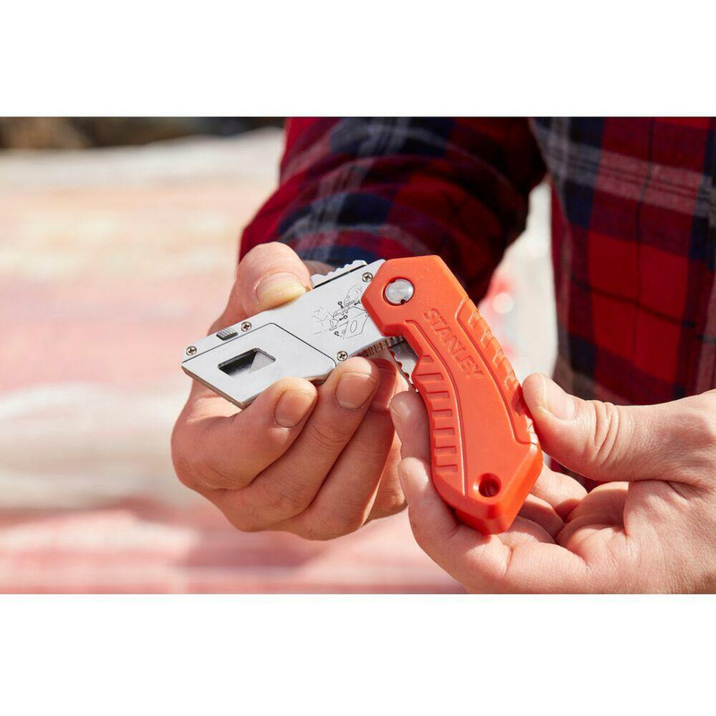 Stanley 0-10-243 Pocket Folding Safety Knife Katlanır Emniyetli