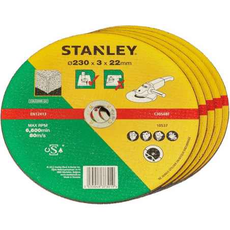 Stanley STA32090 Taş Kesim Diski 230x22x3.2 mm