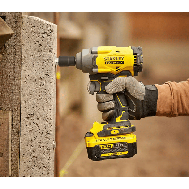 Stanley SFMCK217M1S-QW 18V V20 Darbeli Matkap & Somun Sıkma Seti 4Ah