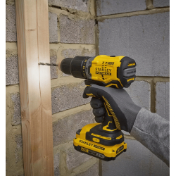 Stanley SFMCK217M1S-QW 18V V20 Darbeli Matkap & Somun Sıkma Seti 4Ah