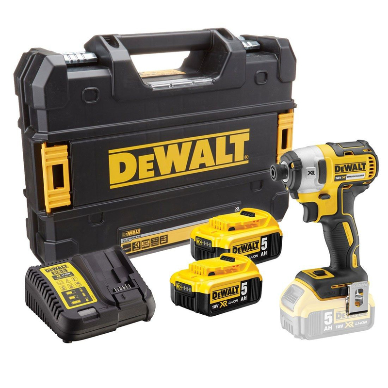 Dewalt DCF887P2 18V XR 5Ah Çift Akülü Vidalama